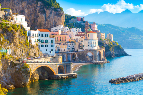 Amalfi, Italy morning view